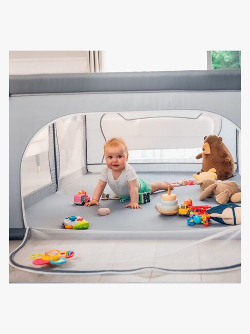 Lionelo WILLOW Lekegrind  for Barn & Baby, Grey Concrete