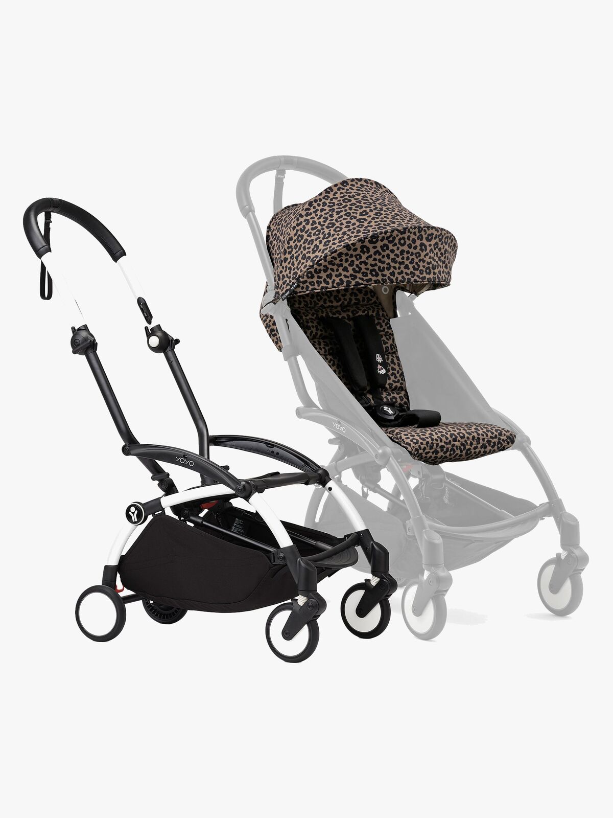 Stokke YOYO 3 Sportsvogn 6+, Leopard/White