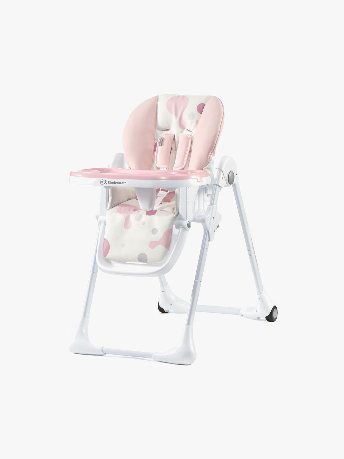 Kinderkraft Høy Stol YUMMY, Pink