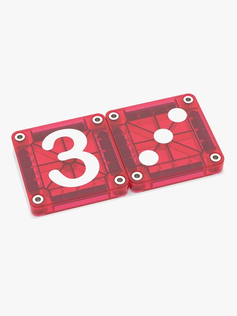 MAGNA-TILES MicroMAGS Lær Deg Tall Byggesett 56 Deler