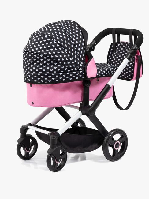 Bayer Design Xeo Dukkevogn, Svart/Rosa
