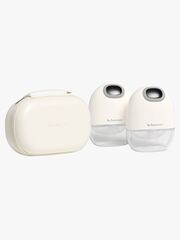 Beemoo CARE Wearable Slim Elektrisk Brystpumpe Dobbel inkl. Oppbevaringsveske, White