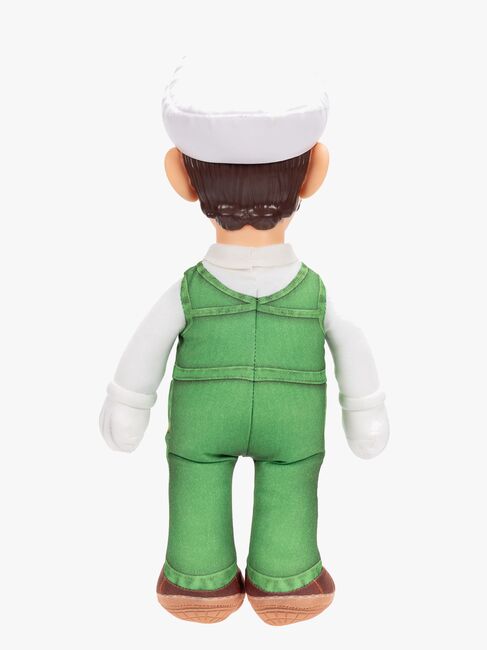 Super Mario Galaxy Movie Kosedyr Fire Luigi 35 cm