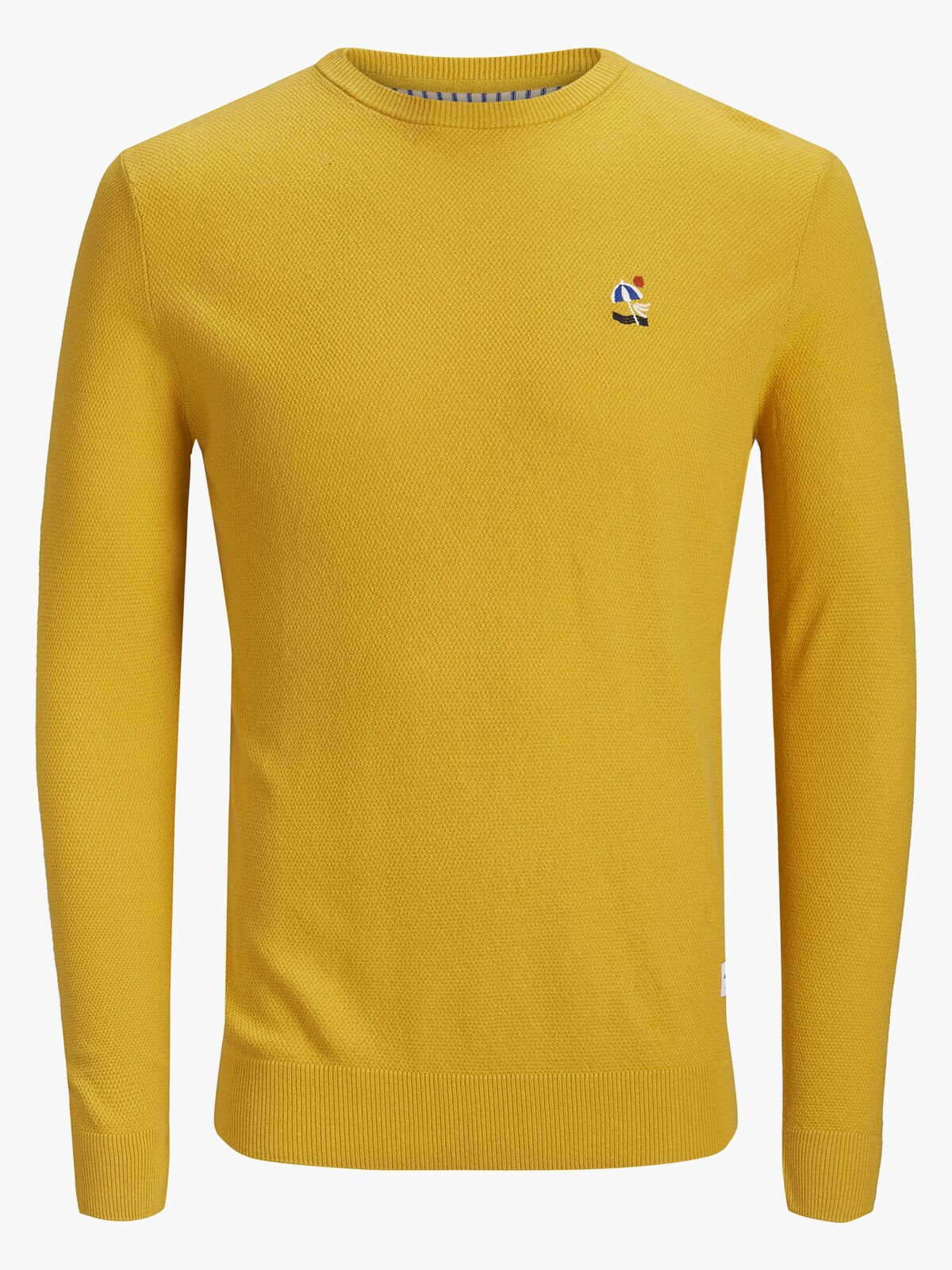 Jack & Jones Steam Crewneck Genser, Yolk Yellow