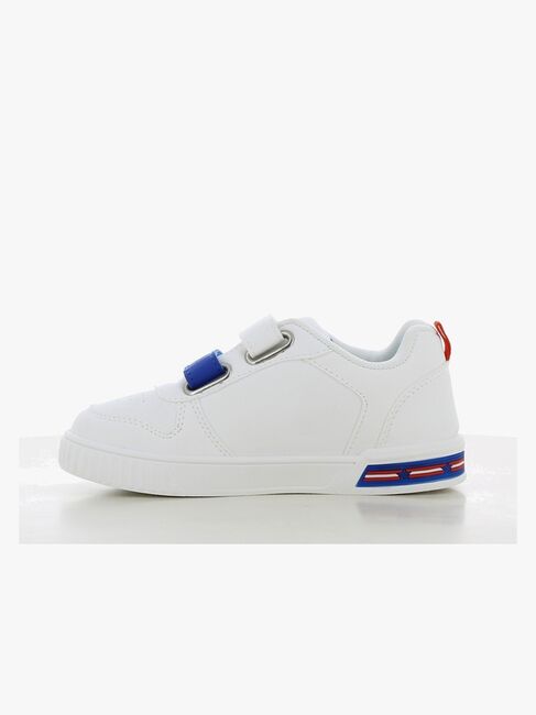 Sonic  Blinkende Sneakers, White/Cobalt Blue