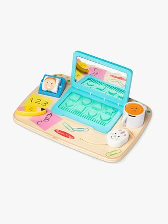 Melissa & Doug Work & Play Desktop Aktivitetstavle