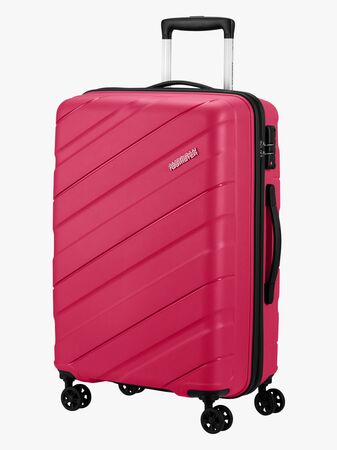 American Tourister Jetdriver Spinner Trillekoffert 63L, Raspberry Pink