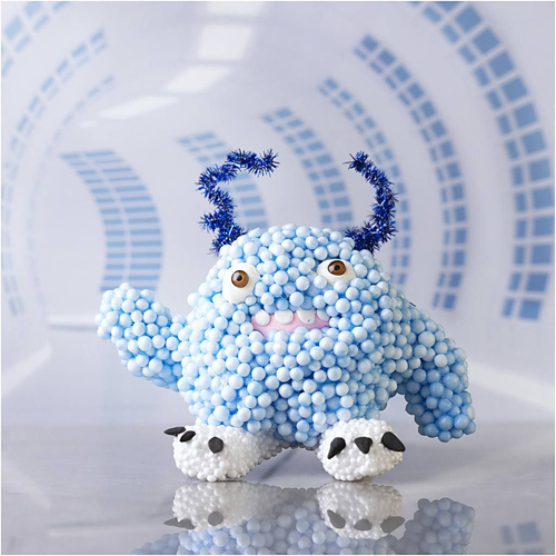 Creativ Company Hobbysett Mini Lufttørkende Leire Monster Bobby