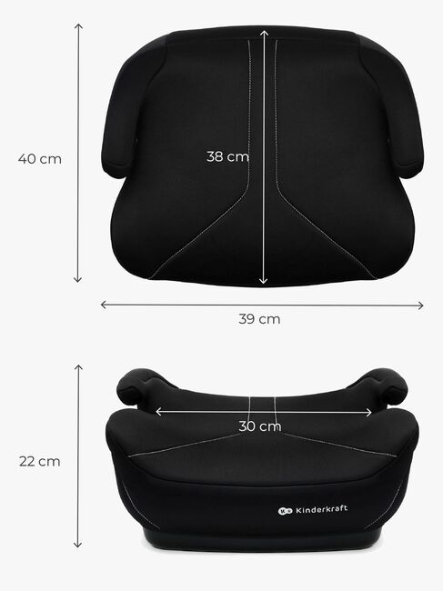 Kinderkraft I-BOOST 2 i-Size Beltepute, Svart