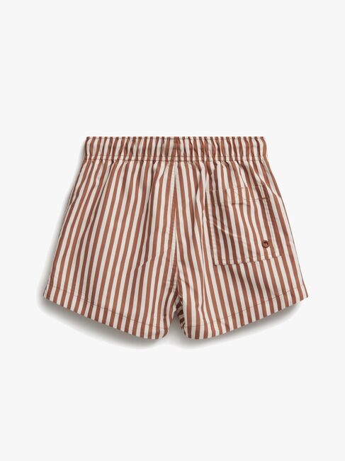 Nordbjørn Solarino Badebukser, Brown Stripe