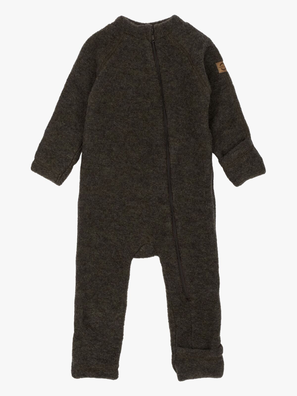 Mikk-Line Ulldress Merino, Dark Brown Melange