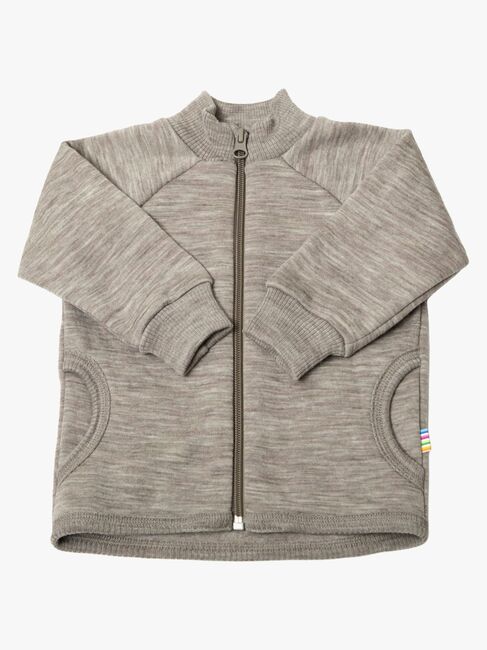 Joha Genser Zip Merinoull, Sesame Mel