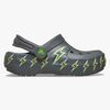 Crocs Classic Bolt Lights Tøfler, Carbon