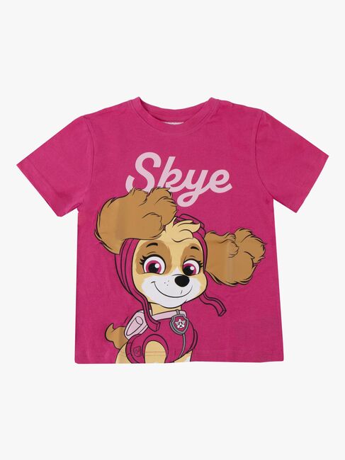 Paw Patrol T-skjorte, Mørkerosa