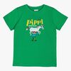 Pippi Langstrømpe X Martinex Pippi Logo T-skjorte, Grønn