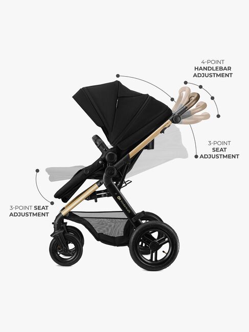 Kinderkraft MOOV 2 XL Air Kombivogn, Pure Black