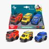 Dickie Toys Mini Redningsbiler 3-Pakk