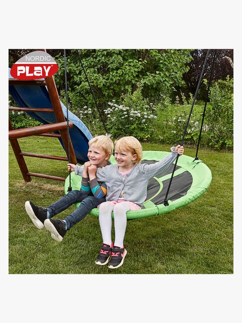 Nordic Play Rund Huske, Grønn/Svart