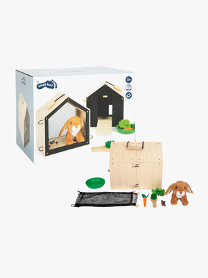 Small Foot Lekesett Kanin med Bur & Innhegning