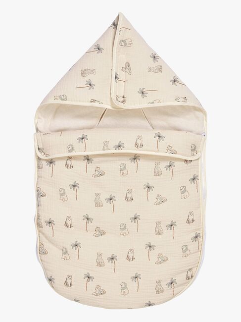 Candide Sovepose med Hette 0-3 Mnd, Savann