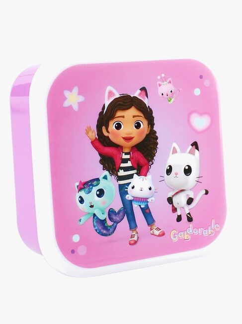 Gabby's Dollhouse 3 in 1 Snackboks Fresh Bites, Lilla