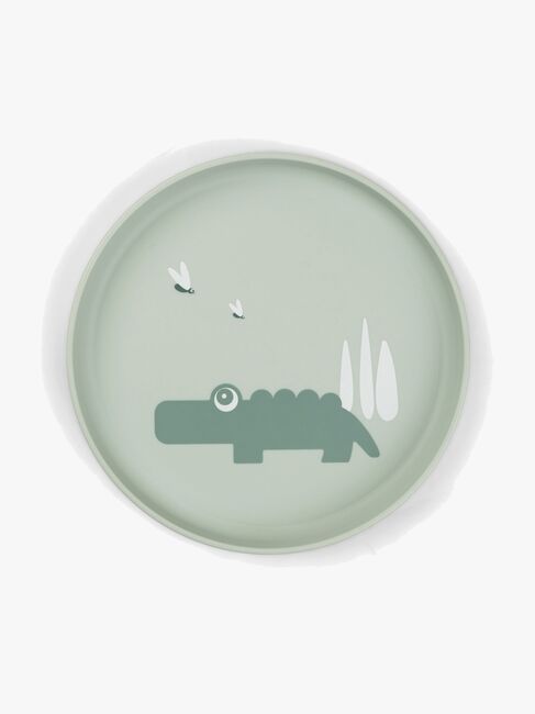 Done By Deer Foodie Tallerken Croco, Grønn