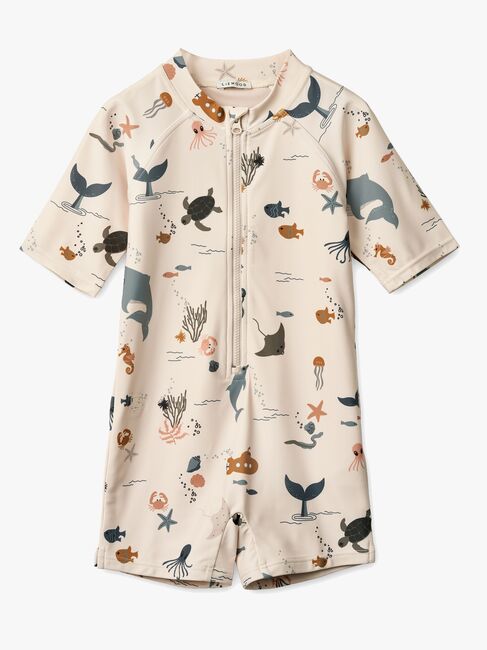 LIEWOOD Max UV-Drakt, Sea Creature/Sandy