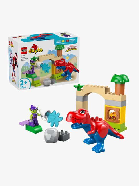 LEGO DUPLO Disney 10463 Dinosauren Spidey-Rex mot Green Goblin