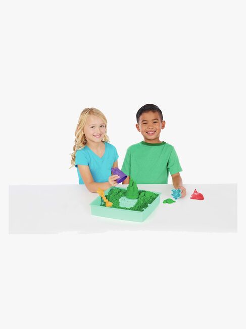 Kinetic Sand Lekesett Sandkasse Grønn