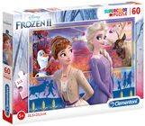 Disney Frozen 2 Anna og Elsa Puslespill, 60 Brikker