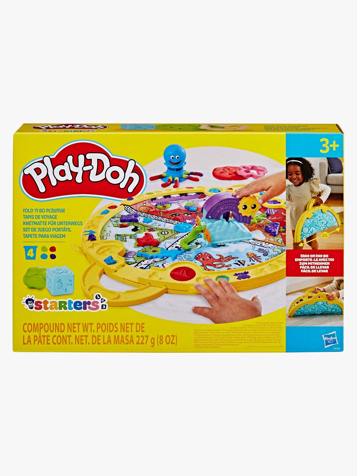 Play-Doh Fold and Go Startsett med Leketeppe