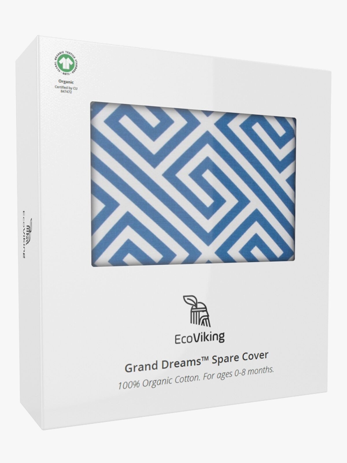EcoViking Organic Babynest Cover Ancient Blue