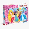 Disney Princess Puslespill Maxi 104 Brikker