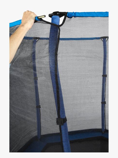 Plum Junior Jumper Trampoline inkl. Sikkerhetsnett 220 cm, Blå/Grønn