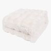 KMCarpets Bubble Pledd 130x170, Creme