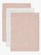 Jollein Vaskekluter Twinkling Musselin 3-Pack, Wild Rose