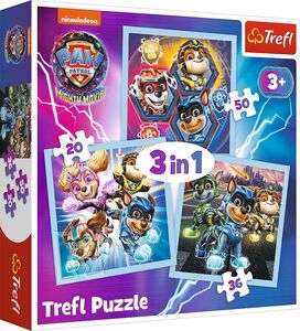 Trefl Paw Patrol The Mighty Movie Puslespill 3-in-1