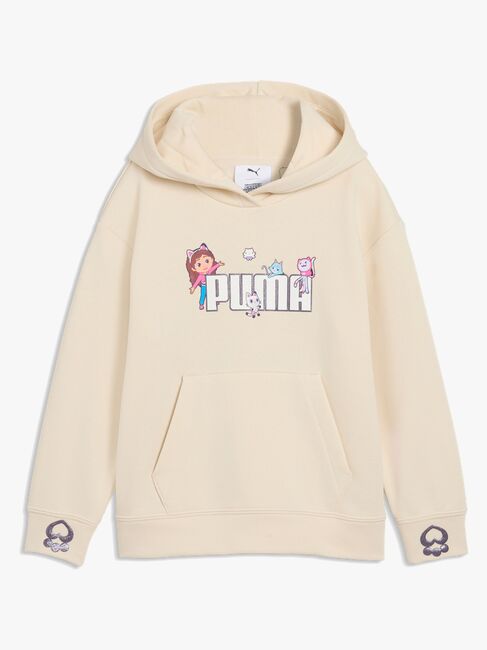 Puma Gabby's Dollhouse  Avslappet Hettegenser, Hvit