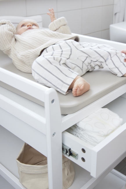 JLY Dream Stellebord med Oppbevaring, Hvit 