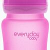 Everyday Baby Tåteflaske Glass med Varmeindikator 150ml, Cerise Pink
