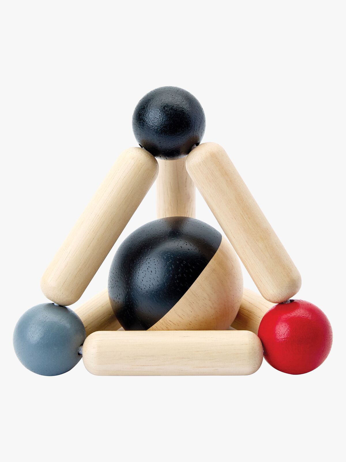 Plan Toys Triangle Clutching Motorisk Leke, High Contrast