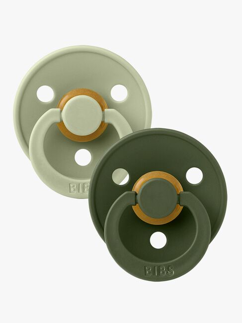 BIBS Smokk Colour 2-pack Lateks Størrelse 1, Sage/Hunter Green