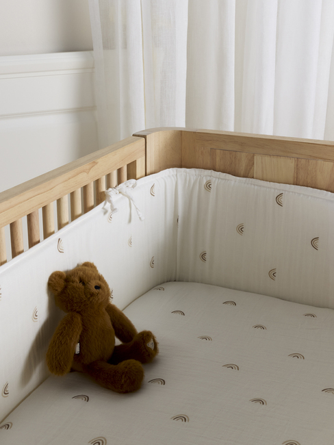 Alice & Fox June Vokseseng inkl. Sengesett AVIVA 100x130, Dusk Beige