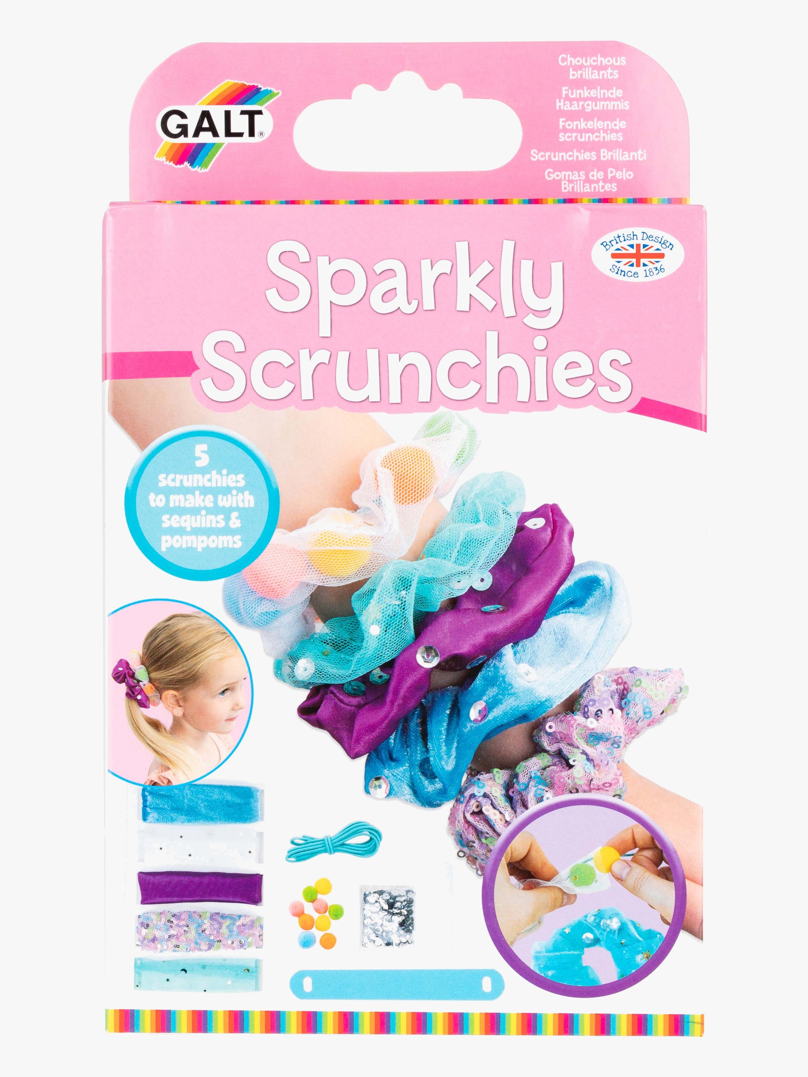 Galt Glitrende Scrunchie - DIY & Hobbysett