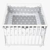 Roba Lekegrind med Hjul, Little Stars White