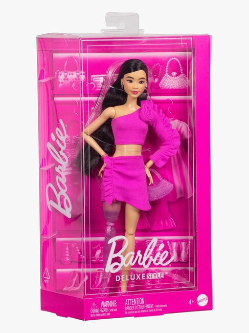 Barbie Deluxe Style Dukke Svart Hår & Beinprotese