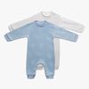 Tiny Treasure Maxime Jumpsuit 2-Pack, Baby Blue