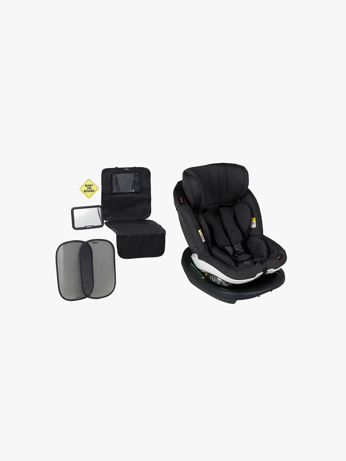 BeSafe iZi Modular RF X1 i-Size Bilstol Inkl. Tilbehørspakke, Fresh Black Cab