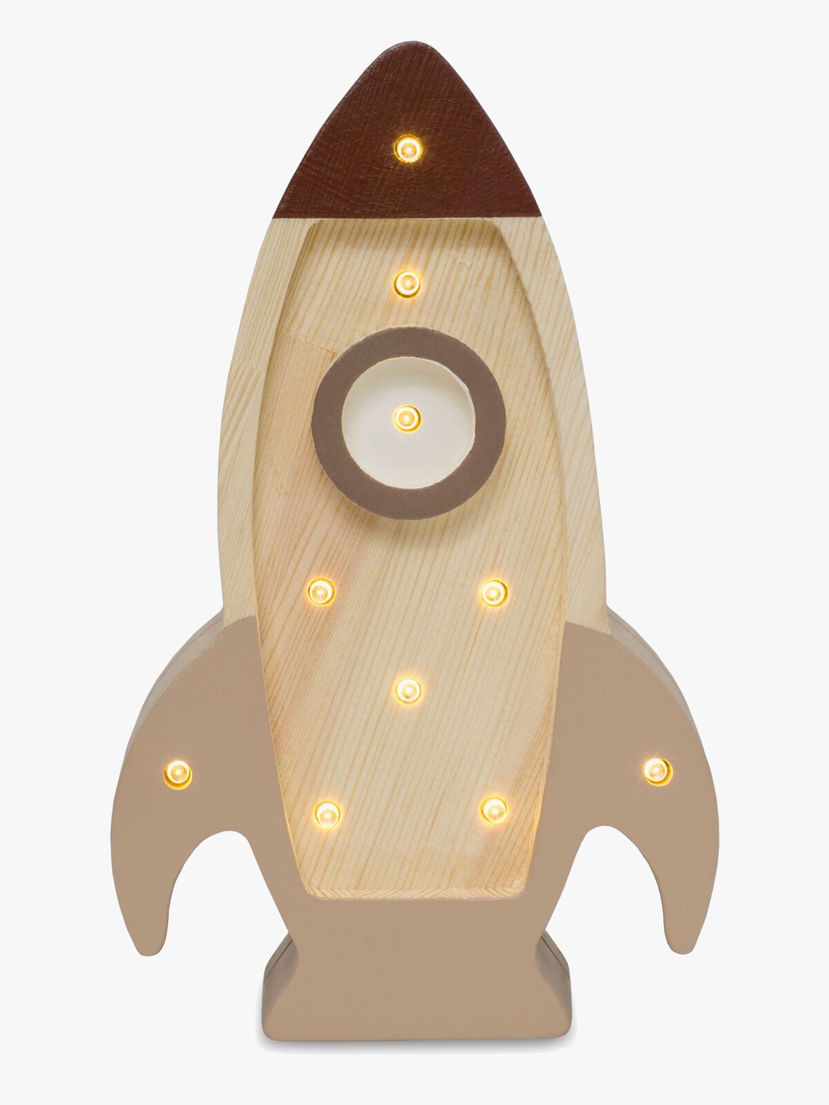 Little Lights Mini Lampe Romrakett, Cappucino