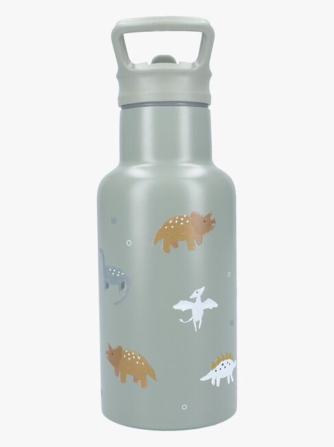 Kidzroom Stainless Steel Vannflaske 350 ml Small Talk, Grønn